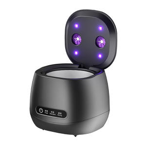 Nettoyeur à ultrasons W200 0,5 L, portable et rechargeable, avec base en acier inoxydable 304, pour bijoux, montres, brosses à dents, pinceaux de maquillage - Product Image 1