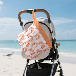 <span class=keywords><strong>Bolsa</strong></span> húmeda reutilizable impermeable <span class=keywords><strong>de</strong></span> <span class=keywords><strong>dos</strong></span> <span class=keywords><strong>piezas</strong></span> para pañales para bebés y almacenamiento <span class=keywords><strong>de</strong></span> orina, salidas para madres, uso cosmético, marca Happyflute - Product Image 6