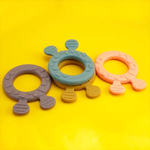 Ensemble de jouets de dentition en silicone pour bébés, très demandé, en silicone de qualité alimentaire biologique, avec fonctions sensorielles, pour 0-12 mois - Product Image 2