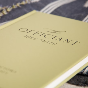 Diario Personalizado con Forro de Lino para Oficiante, 5x7 Pulgadas, Cuaderno de Tapa Dura de Lujo, para Discursos, Sermones, Brindis, Regalo para Pastor o Anfitrión del Día de la Boda - Product Image 5