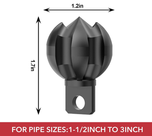 1.2 inch đường kính cống rắn tập tin đính kèm đa chức năng cắt tương thích 1.5-3 inch Ống xóa quy mô rễ cây cho - Product Image 5