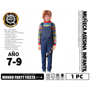 Costume da bambola Killer per bambini #13225 - Product Image 1