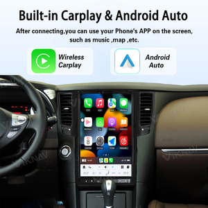Radio para Auto Viknav con Pantalla Táctil de 14.4 Pulgadas para Infiniti FX35 QX70 2009-2013, Actualización Inalámbrica con Carplay y Android Auto, Unidad Principal Estéreo - Product Image 3