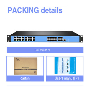 Commutateur réseau PoE géré L3 28 ports 1 RJ45 avec interface de gestion de console et liaison montante 10G pour parcs éoliens, compatible SNMP et QoS (OEM/ODM) - Product Image 6