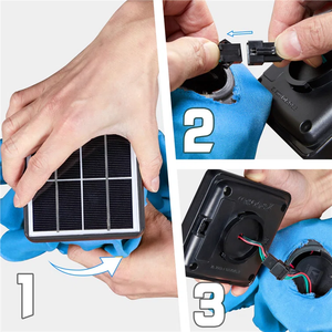 Sombrilla Moderna Personalizada para Exteriores con Panel Solar LED Impermeable, 3m, Muebles de Jardín Grandes con Luces para Uso en Parques - Product Image 4