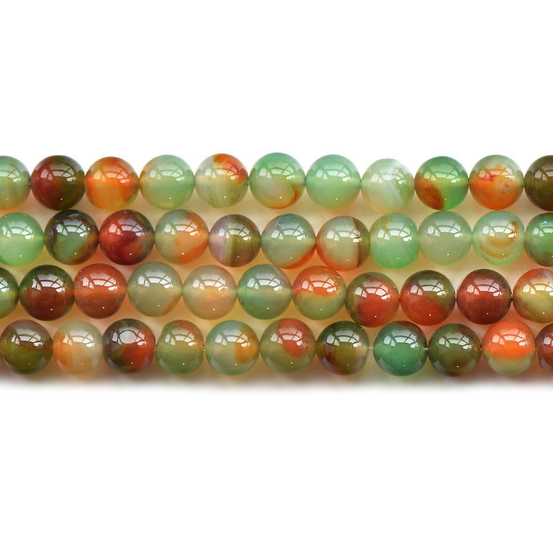 New Arrivals Multicolor Peacock Agate Strand Gemstones Natural