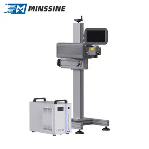 Fabriek Vliegende Uv Laser Markering Machine Voor Glas Pe En Detailhandel 3W/5W/10W Automatische Laser Markering