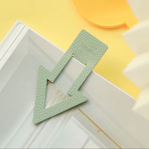 PU Leather Arrow Design Promotional <b>Bookmarks</b> with Precise Movable Clip-Modern Embossed Welcome <b>Gift</b> for Book Lovers - Product Image 3