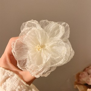 Pinza de Pelo <span class=keywords><strong>con</strong></span> Flores para Mujer, Nuevo Estilo 2026, Elegante y de Alta Gama para Uso Diario, Pinza de Pelo de PC <span class=keywords><strong>con</strong></span> Borde Quemado y Flores Envueltas, Accesorios <span class=keywords><strong>con</strong></span> Estambres de Flor - Product Image 4