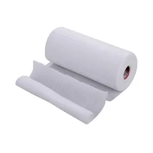 Polyester dokuma olmayan Tearresistant Pet Spunbond olmayan dokuma lamine kanepe Pet Nonwoven kumaş 100% emprenye baskılı 12gsm ücretsiz