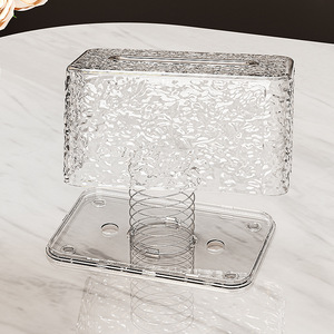 Tissue Box Metal Square Waterproof Multipurpose Free Standing For Home Living Room Coffee Table Use - Product Image 4