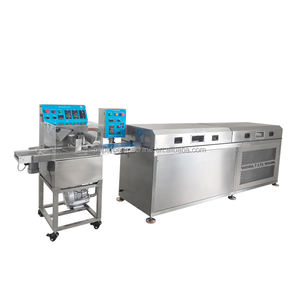 Nueva Máquina Recubridora de Chocolate <span class=keywords><strong>PAPA</strong></span> y Túnel de Enfriamiento para Recubrimiento de Donuts, Alta Seguridad, 1 Año de Garantía - Product Image 1