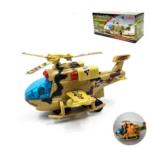 Electric mini airplane toys with light and sounds plastic simulation aircraft battery operated helicopter toy