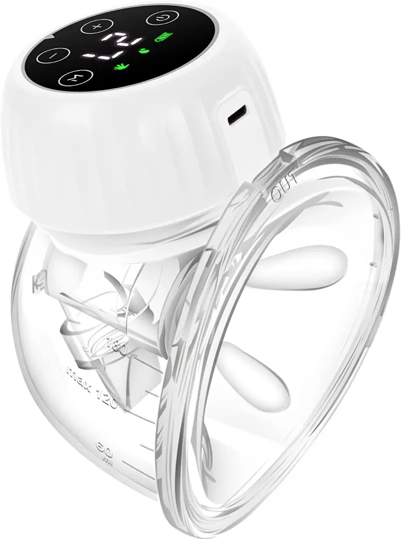 OEM & ODM BPA Free Silikon Elektrische tragbare Milch pumpe Freisprech-Babynahrung gerät zum Stillen von Müttern
