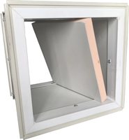 Panneau en mousse phénolique à double face en aluminium coloré, haute résistance à la compression, feuille de mousse rectangulaire pour conduits d'air, pour usage hospitalier