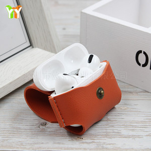 Estuche para Auriculares Inalámbricos Bluetooth/Funda Protectora de Cuero, Bolsa para Auriculares de Cuero PU, Funda de Carga para Auriculares - Product Image 2