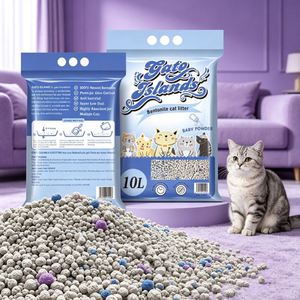 Litière pour chats en bentonite écologique, forte agglomération, 99 % sans poussière, fabrication OEM ODM - Product Image 1