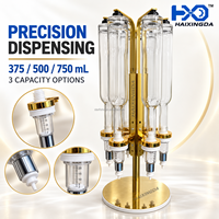 Machine de remplissage de parfum manuelle professionnelle à 6 têtes, station de distribution de fragrances pour petits flacons, unité de présentation pour événements et bars de vente au détail