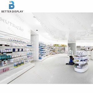 Comptoir de caisse professionnel pour <span class=keywords><strong>pharmacie</strong></span>, vitrine de présentation, mobilier pour aménagement de magasin de détail - Product Image 5