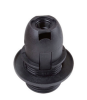 Petite douille de lampe à vis E14 SES avec certification VDE 250V, en matériau PC noir/blanc, pour lampe de table