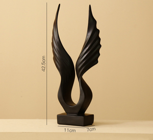 Home soggiorno mobile TV Desktop decorazioni di lusso decorazioni per ufficio resina artigianato ornamenti scultura ali di un <span class=keywords><strong>angelo</strong></span> - Product Image 2
