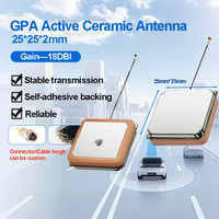 Antenne céramique de haute précision 25*25mm 1527.24Mhz L1 GNAA, antenne interne UFL pour module GSM avec IPEX4