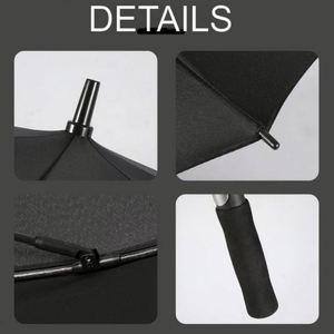 Custom Golf <b>Umbrella</b> Straight Pattern Design Semi Automatic 27 Inch 30 Inch Windproof <b>Large</b> Canopy for Promotions - Product Image 5