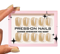 30 pièces de faux ongles à presser, art des ongles, ongles en acrylique, fournitures de beauté, couleur unie camel, ongles artificiels, ongles à presser personnalisés, carrés