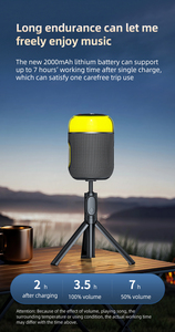 Popular portátil profesional al aire libre 12W BT altavoz con fantásticas luces <span class=keywords><strong>de</strong></span> colores altavoz compatible con TWS - Product Image 6