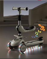 Trottinette à bas prix pour enfants, 3 roues, vente en gros, multifonction, légère, pliable, pour bébé
