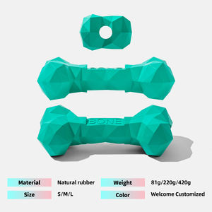 Distributeur de friandises pour chien en caoutchouc naturel écologique personnalisé, jouet interactif à mâcher avec prévention de la fuite de nourriture - Product Image 2