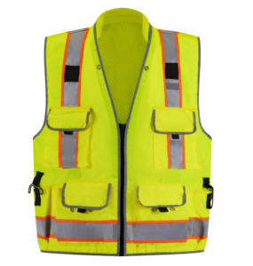 Chaleco de Ingeniería de Alta Visibilidad, Chaleco Reflectante de Seguridad, 300D, Oxford, Clase 2 - Product Image 1