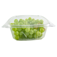Scatole di imballaggio per biscotti monouso trasparenti a conchiglia per animali domestici scatola contenitore per insalata in Blister di plastica trasparente