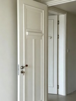 Portes Françaises en Bois pour l'Aménagement Intérieur des Maisons, Portes Intérieures pour Chambres, Quincaillerie de Porte, Rangement et Placards