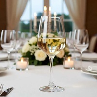Verres à Vin Blanc et Rouge de Qualité Supérieure, Ensemble de 6, Personnalisables avec Logo, pour Mariages et Restaurants – 430ml, Vente en Gros