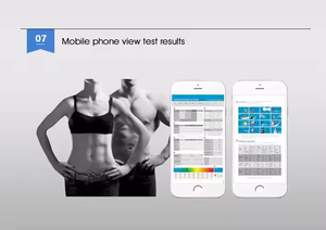 Analizador de Grasa Corporal 3D con 8 Electrodos, Máquina de Análisis de Composición Corporal por Bioimpedancia - Product Image 2