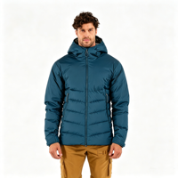 Vestes matelassées réversibles à capuche pour hommes, grandes tailles, écologiques, fabriquées par OEM, nouvelle collection, avec fermeture éclair, duveteuses et de qualité supérieure