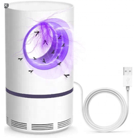JZ Hoge Vermogen UV ABS Insectenverdelger Vliegende Insectenval Elektrische Schok Anti-Muggenlamp Solid State Insectenvanger