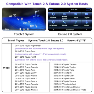 Kit de rénovation automatique Android <span class=keywords><strong>Carplay</strong></span> sans fil Road Top pour <span class=keywords><strong>Toyota</strong></span> Highlander/<span class=keywords><strong>RAV4</strong></span>/Tundra/Tacoma/Camry/Corolla/Avalon/Prius/C-HR - Product Image 2