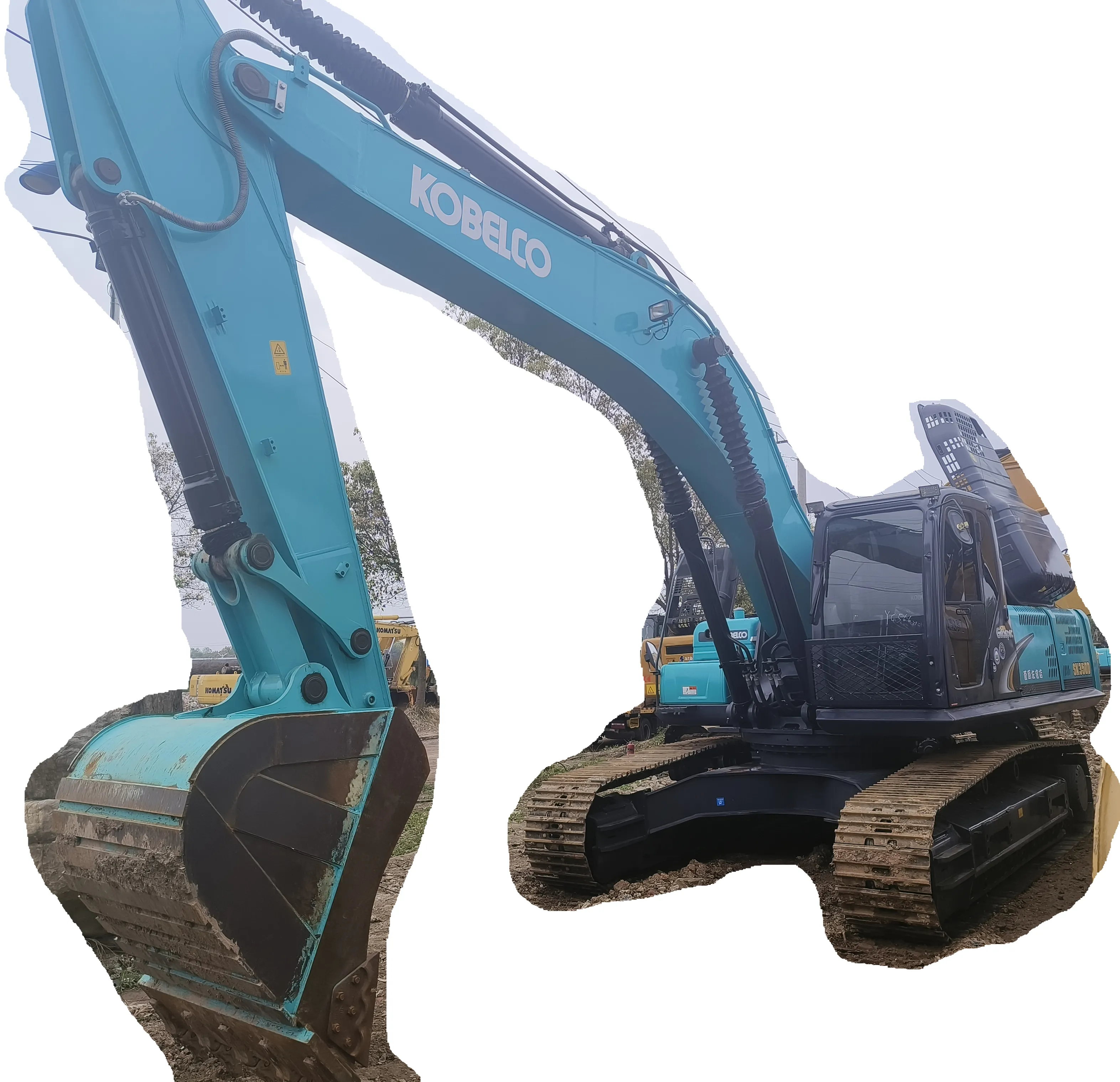 Used excavator Kobelco350 hydraulic crawler excavator 35 tons of construction equipment factory for sale at a low price