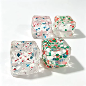 Popular Christmas Ice Cube Squeeze Maltose Ice Cube Stress-relief Toy, Venting and Decompressing, Slow <b>Rebound</b> - Product Image 1
