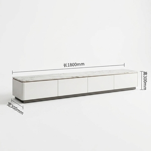 Meuble <span class=keywords><strong>TV</strong></span> en bois écologique au design moderne et personnalisable avec rangements pour ferme, hôtel, salon, chambre à coucher <span class=keywords><strong>65</strong></span> pouces et plus - Product Image 3
