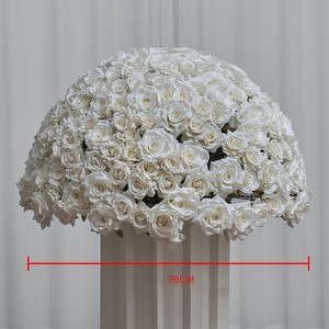 New Large-sized Pure Rose Balls Wedding Table Artificial Flower Display <b>windows</b> Exhibition halls Racks Decorative Flower Balls - Product Image 6