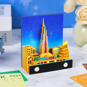Gran oferta, de notas 3D Bloc, calendario personalizado, Bloc de notas, Torre de Dubái, mágico de Harry Castillo, casa del árbol, artículos de regalo de lujo para niñas y niños - Product Image 4