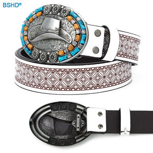Diseño <span class=keywords><strong>italiano</strong></span> Zinc Retro Western Cowboy Rodeo Championship Horse Hebillas de cinturón de gran tamaño para hombres - Product Image 3