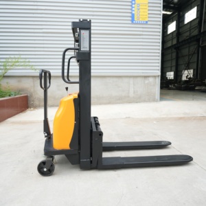 Apilador Eléctrico de Palets de 1500 kg con Elevación Hidráulica, Caja de Batería Naranja y Fácil Mantenimiento, Equipo de Construcción - Product Image 3