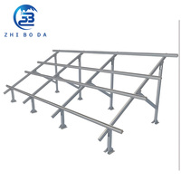Système de montage au sol solaire durable, structure d'application au sol sécurisée, support solaire au sol en zinc, aluminium et magnésium