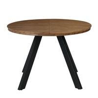 Table à manger ovale moderne de luxe, robuste, avec rail silencieux, plateau en placage de bois MDF, structure de support en métal