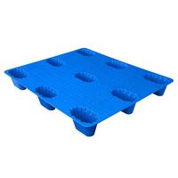 Palettes en plastique industrielles antidérapantes de style européen à simple face, robustes, 1200*1000*150 mm, réutilisables pour l'utilisation en entrepôt, certifiées CE