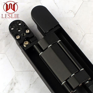 L246 W34mm Charnières dissimulées réglables en 3D de 120 kilo à fermeture douce Charnières de porte intérieure hydrauliques invisibles en or - Product Image 4